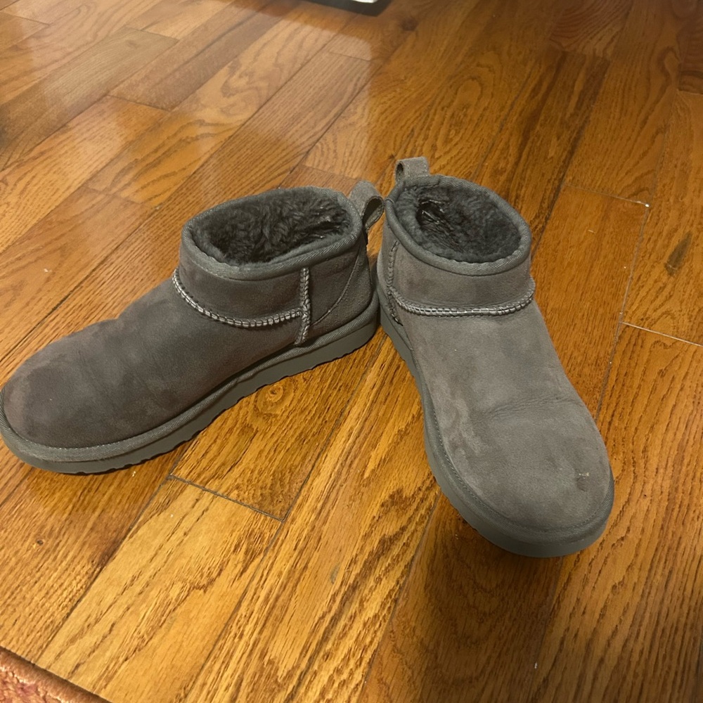 UGG Classic Ultra Mini- grey Sz 8
